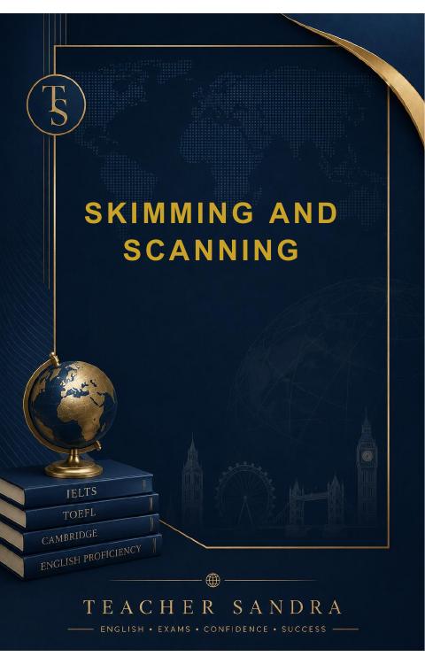 Cover of Skimming & Scanning